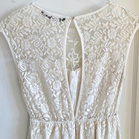 4/$30 White Lace Dress - Picture 3 of 5